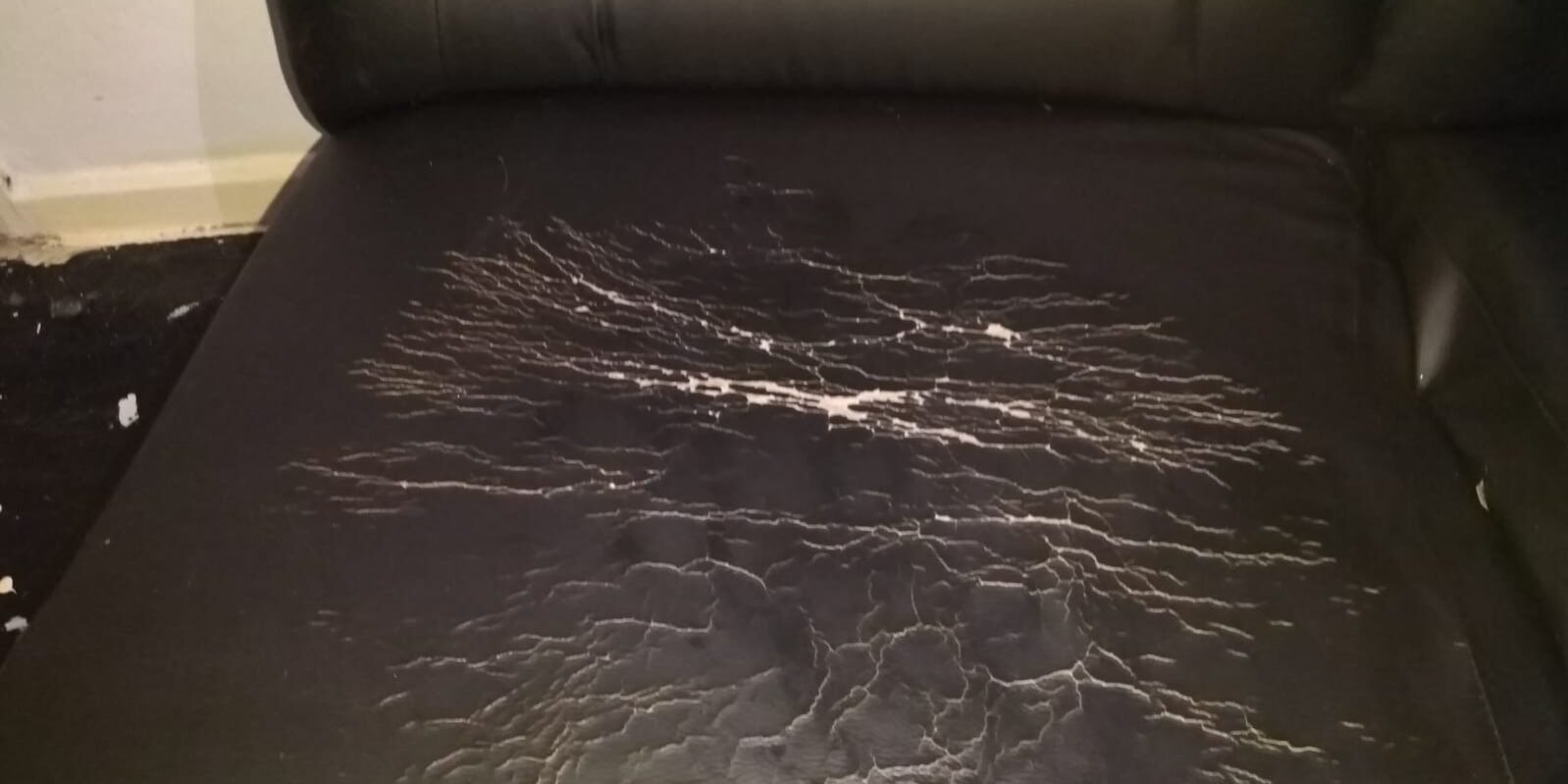 Bonded leather example Bonded leather example